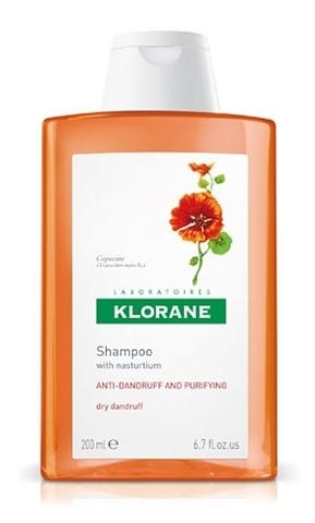 Klorane Latin Çiçeği İçeren Kuru Kepekli Saçlar için Bakım Şampuanı